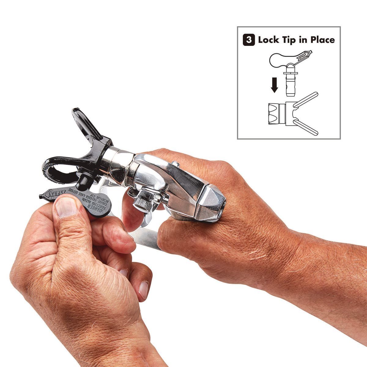Reversible Airless Paint Spray Tip Z3258