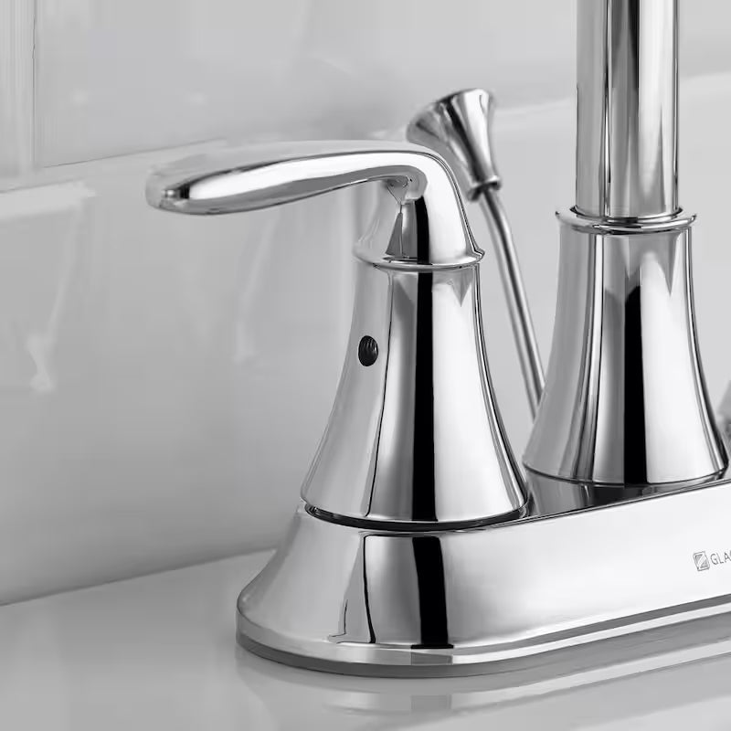 2-Handle High-Arc Bathroom Faucet in Chrome U821