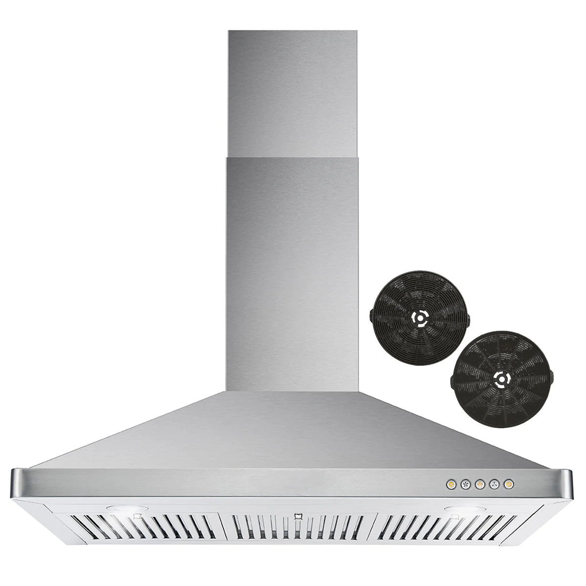 380 CFM Convertible Wall Mount Range Hood with Carbon Filter Kit G797