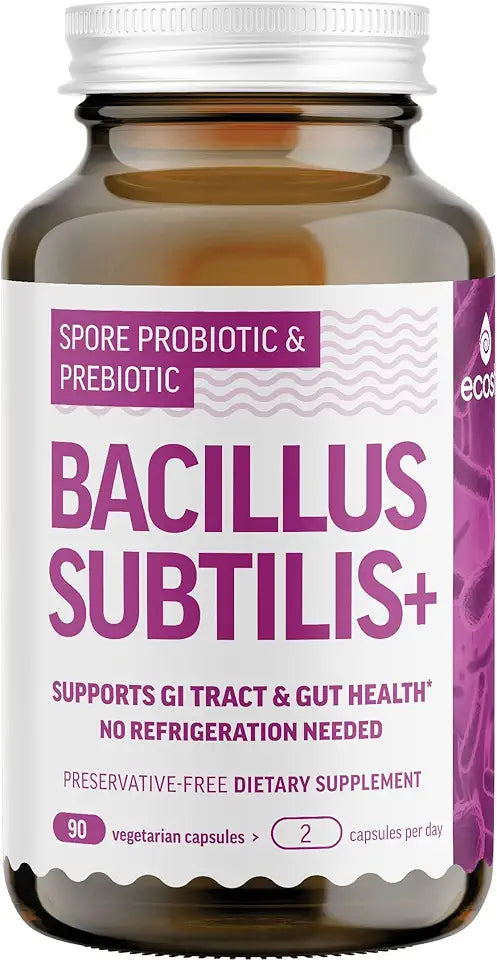90 Vegetarian Capsules Bacillus Subtilis Spore Based Probiotic G839
