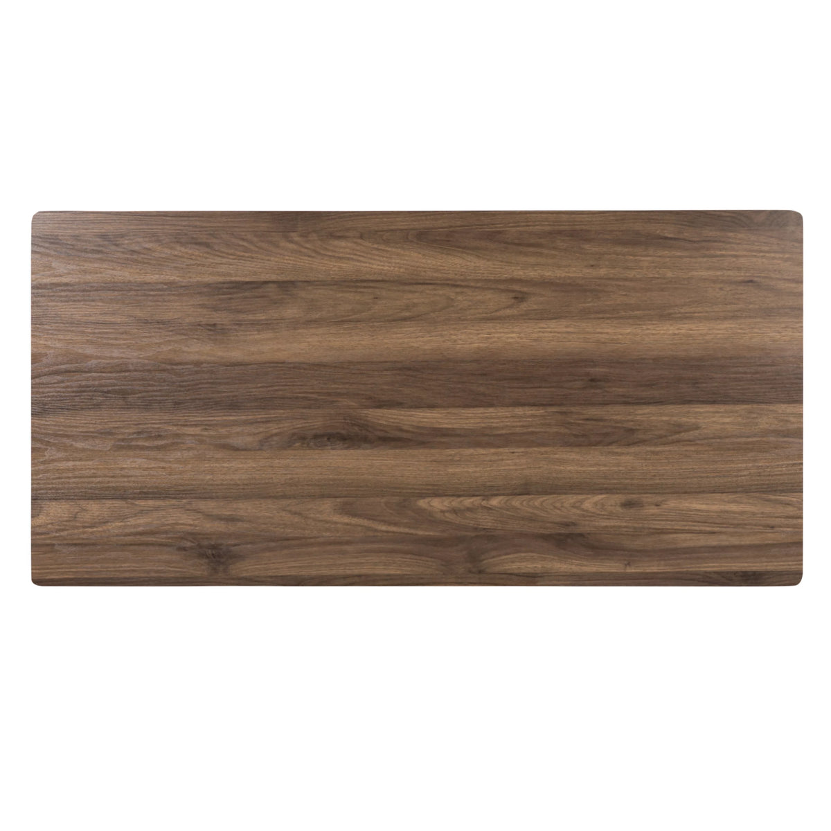 Rustic Walnut Desk with Three Drawer P831