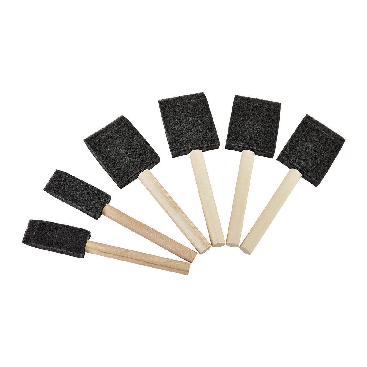 6 Piece Foam Brush Kit X7396