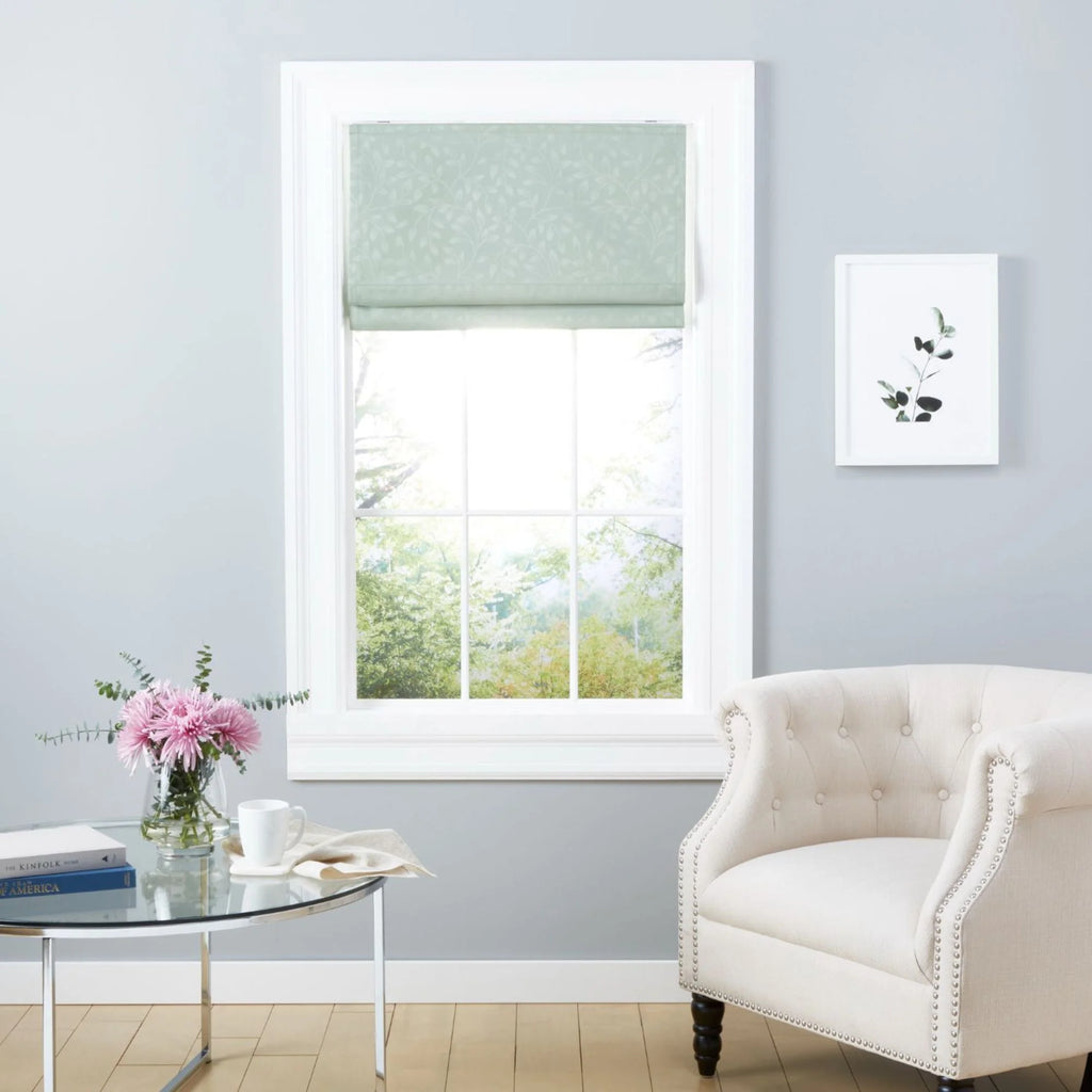 Sage 34"x 64" Blackout Roman Shade Y55528