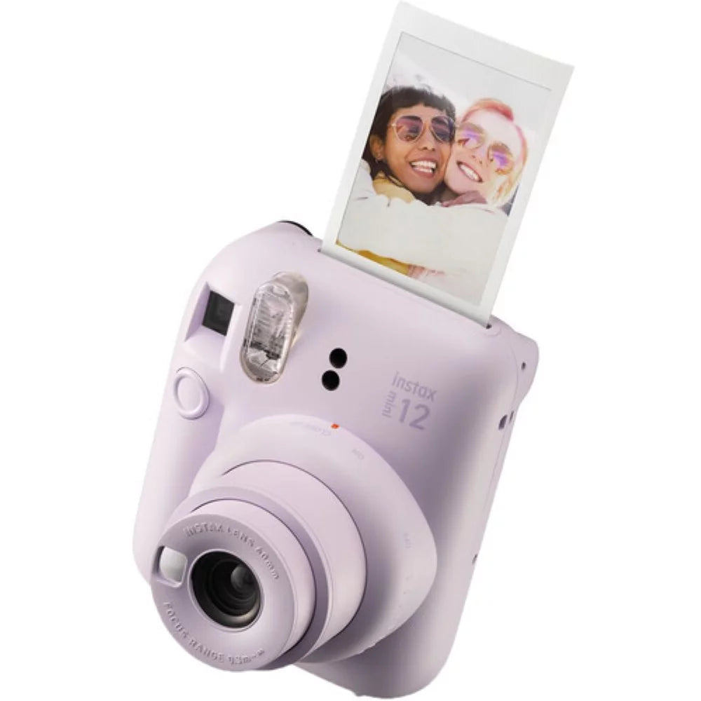 Lilac Purple Instant Film Camera with Case and Film R465958