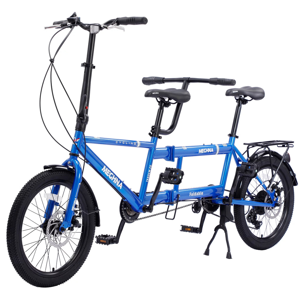 20 inches Wheels 2-Seater 7 Speed Folding Tandem Bike N9336