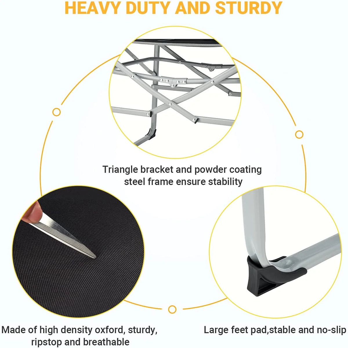 Heavy Duty Folding Camping Chair A5122