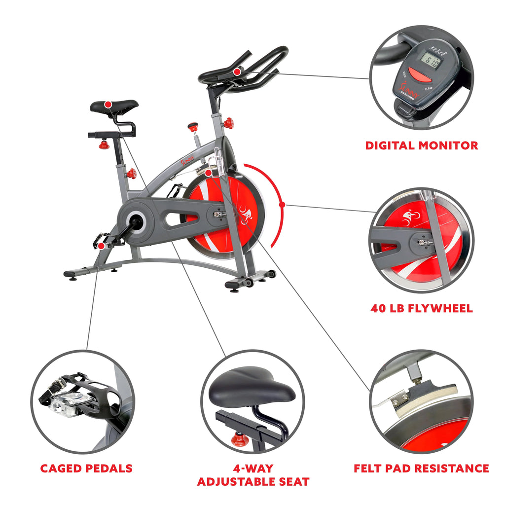 Stationary Belt Drive Indoor Cycling Exercise Bike L687083