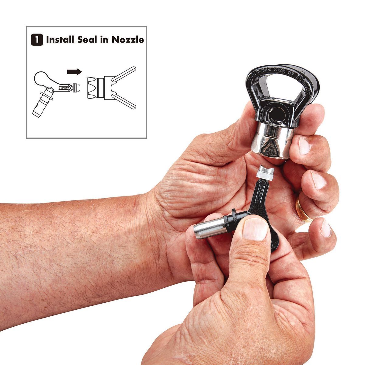 Reversible Airless Paint Spray Tip Z3258