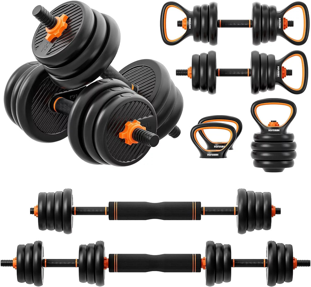 Adjustable Dumbbell Set Black N1982
