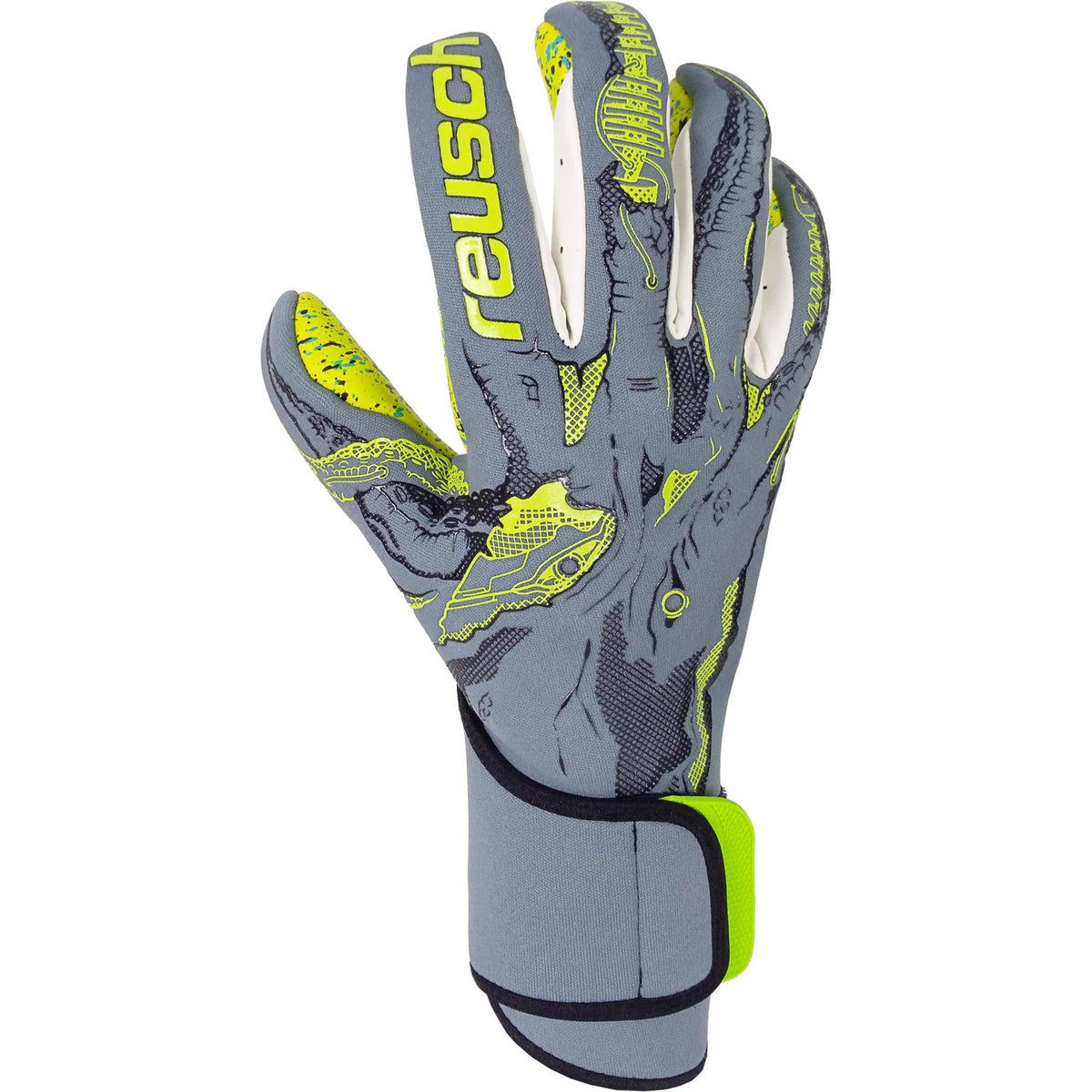 Grey Volt Goalkeeper Gloves M2032