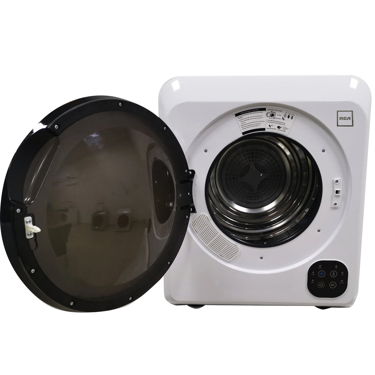 White 3.75 Cu ft Ventless Electric Dryer X380